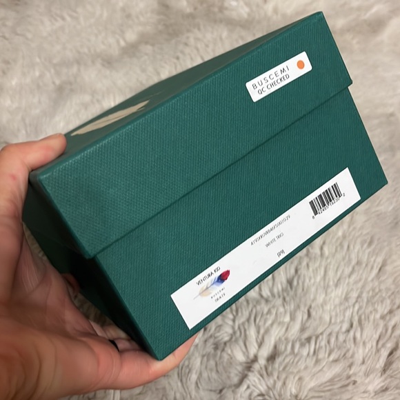 New $495 Buscemi kids shoes size 29 white trio - Picture 10 of 12